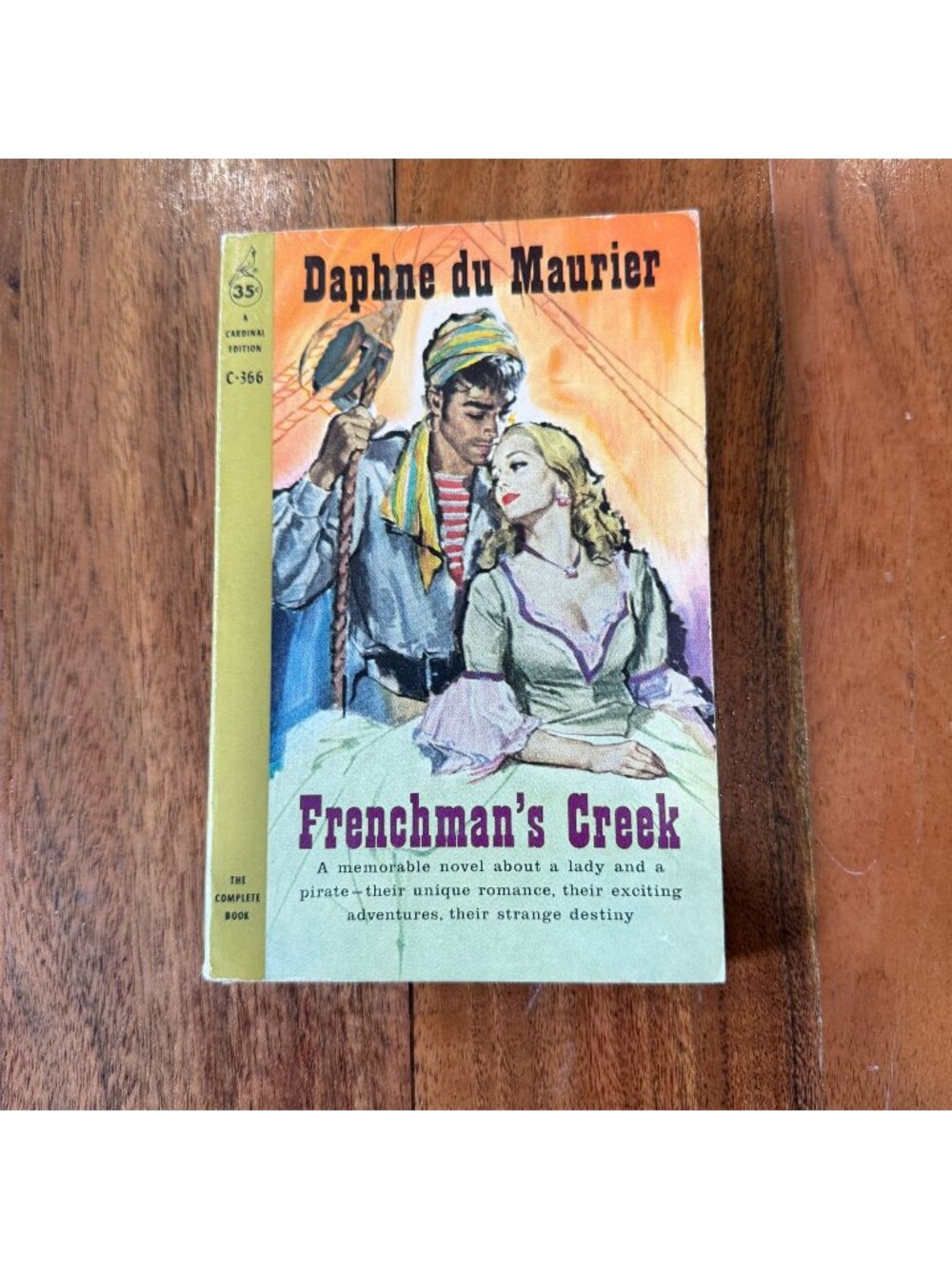Frenchman's Creek Daphne du Maurier Paperback Vintage 1959 Cardinal Edition C-36